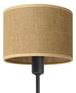 Luster na tyči MADELA 5xE14/40W/230V juta/čierna