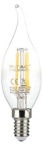 LED žiarovka FILAMENT E14/4W/230V 3000K