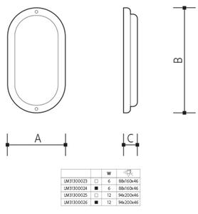 LED Vonkajšie nástenné svietidlo LED/6W/230V IP54 biele