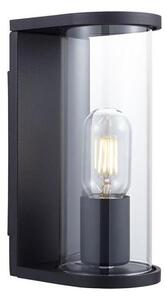 Vonkajšie nástenné svietidlo 1xE27/60W/230V IP44 čierne/dymové sklo