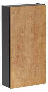 CMD COMAD - Kúpeľňová skrinka horná Monako Grey - šedá - 40x75x16 cm