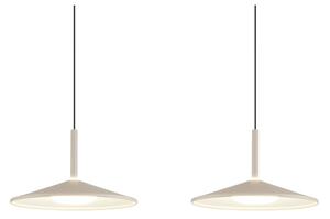 Globo 15635SA-3H - Závesný LED luster na lanku LAMPONE LED/24W/230V 4000K béžový