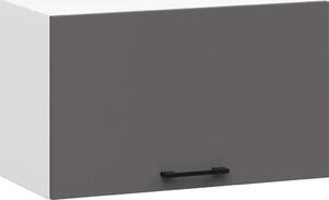 Digestorová skrinka 60 cm VERMINA - biela / šedá