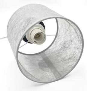 Luster na lanku ROSA 1xE27/60W/230V čierna/šedá