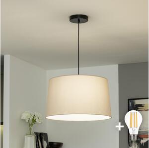 Brilagi - LED luster na lanku CERIA 1xE27/40W/230V, pr. 45 cm, béžový