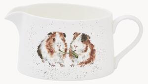 Džbánik na omáčku z jemného kostného porcelánu Guinea Pig