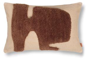 Ferm Living Vankúš Lay Cushion Rectangular, Sand/Sugar Kelp