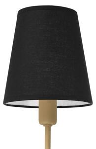 Luster na tyči MADELA 5xE14/40W/230V čierna/béžová