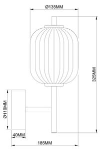 Zuma Line 003064-034752 - LED nástenné svietidlo AKARI LED/6,5W/230V zlaté