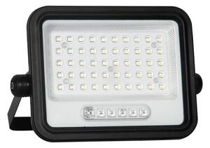 Stmievateľný solárny LED reflektor LED/100W/3,2V IP65 5000 mAh čierny + diaľkové ovládanie