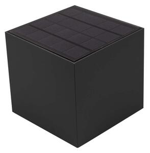 LED solárne nástenné svietidlo so senzorom LED/9W/5V, IP65, 2600 mAh, antracit