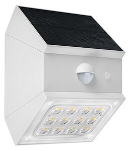 LED nástenné solárne svietidlo so senzorom LED/2,5W/3,7V IP65 1200 mAh biele