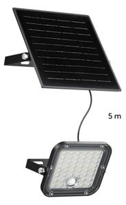 LED solárny reflektor so senzorom LED/10W/3,7V 4000K IP65 3600 mAh + DO