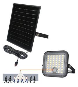 LED solárny reflektor so senzorom LED/10W/3,7V 4000K IP65 3600 mAh + DO