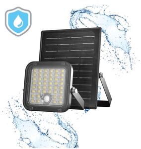 LED solárny reflektor so senzorom LED/10W/3,7V 4000K IP65 3600 mAh + DO