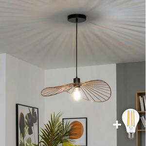 Brilagi - LED závesný luster CERIA WIRE 1xE27/40W/230V 40x56 cm bronz