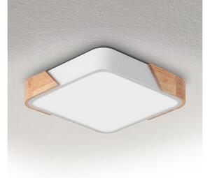 Brilagi - LED Stropné svietidlo PILANA LED/24W/230V dub/biela 32x32 cm