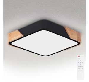 Brilagi - LED stmievateľné svietidlo PILANA LED/48W/230V dub/čierna 42x42 cm + DO