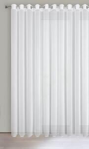 Biela záclona na krúžkoch KALIA 300 x 260 cm