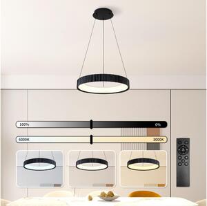 Brilagi - LED stmievateľný luster na lanku FALCON MODERN LED/30W/230V 40 cm čierny + diaľkové ovládanie