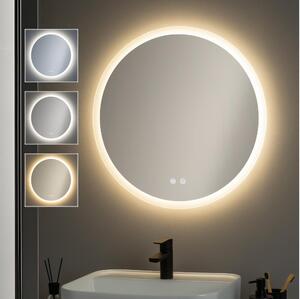 Brilagi - LED stmievateľné vyhrievané zrkadlo s podsvietením CLARA ECO LED/12W/230V pr. 60 cm IP44