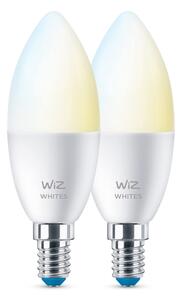 SADA 2x LED Stmievateľná žiarovka C37 E14/4,9W/230V 2700-6500K CRI 90 Wi-Fi - WiZ