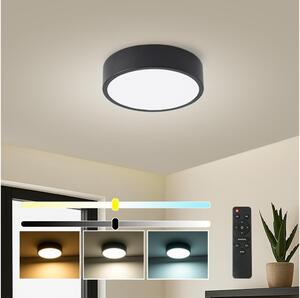 Brilagi - stmievateľné LED svietidlo POOL LED/18W/230V 3000-6000K 20 cm čierna + diaľkový ovládač