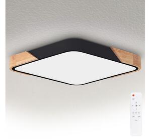Brilagi - Stmievateľné LED svietidlo PILANA LED/60 W/230 V dub/čierna 56x56 cm + DO