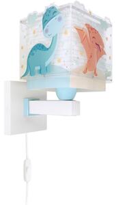 Dalber 63459 - Detská nástenná lampa BABY DINOS 1xE27/15W/230V pestrofarebná