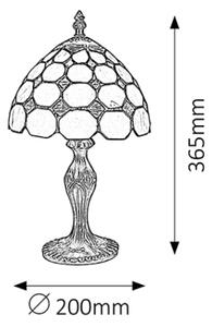 Brilagi - Tiffany vitrážová stolná lampa DORAN 1xE14/40W/230V