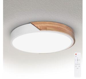 Brilagi - stmievateľné LED svietidlo PILANA LED/48W/230V dub/biela, priemer 40 cm + diaľkové ovládanie