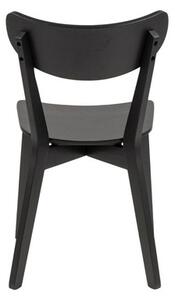 Čierna stolička v retro štýle BLACKY