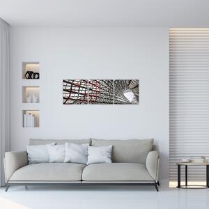 Obraz kovové mreže (Obraz 90x30cm)