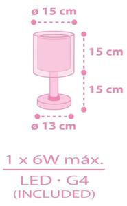 Dalber 41251 - LED detská lampička HELLO KITTY&FRIENDS 1xG4/4W/230V ružová