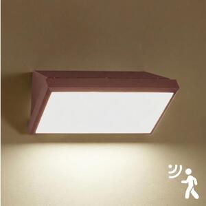 Brilagi-LED Vonkajšie nástenné svietidlo so senzorom TRIANGLE LED/20W/230V hnedé IP65