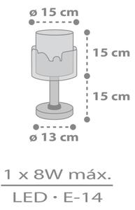 Dalber 61681N - LED detská lampička BABY TRAVEL 1xG4/4W/230V pestrofarebná