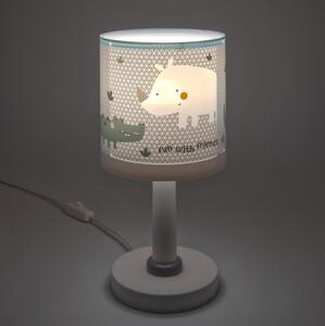 Dalber 60621N - LED detská lampička RHINO&CROCO 1xG4/4W/230V sivá