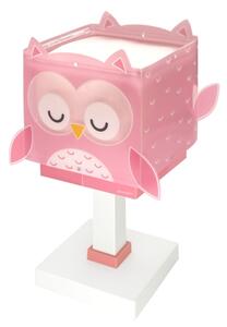 Dalber 64481N - LED detská lampička LITTLE OWL 1xG4/4W/230V ružová