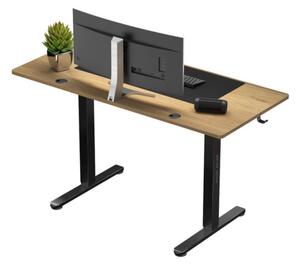Elektrický výškovo nastaviteľný stôl Mark Adler Leader 7.0 Dub Craft / čierny