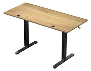 Elektrický výškovo nastaviteľný stôl Mark Adler Leader 7.0 Dub Craft / čierny