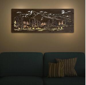 Li-Go 23524/DUB2 - LED Stmievateľná nástenná dekorácia LED/24W/230V 130x50 cm dub