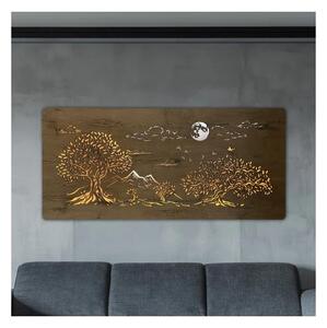 Li-Go 5478/DUB2 - LED stmievateľná nástenná dekorácia LED/24W/230V 130x60 cm dub