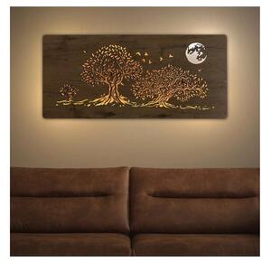 Li-Go 5042/DUB2 - LED nástenná dekorácia LED/24W/230V 110x50 cm dub/tri duby