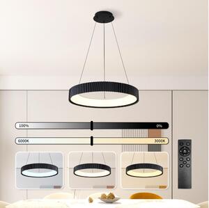 Brilagi - LED stmievateľný luster na lanku FALCON MODERN LED/54W/230V 60 cm čierny + diaľkové ovládanie