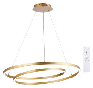 Brilagi-LED stmievateľný luster na lankách TWISTER LED/105W/230V pr. 100 cm zlatý + DO