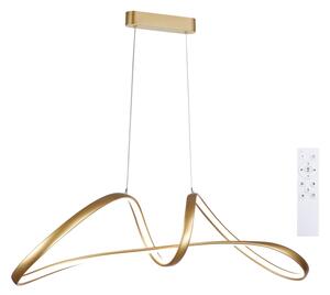 Brilagi-LED Stmievateľný luster na lanku TWISTER LED/60W/230V 3000-6000K zlatá+DO
