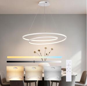 Brilagi-LED Stmievateľný luster na lanku TWISTER LED/105W/230V pr. 100 cm biela+DO