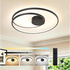 Brilagi- LED stmievateľné stropné svietidlo TWISTER LED/75W/230V pr. 70 cm čierna +DO