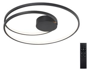 Brilagi- LED stmievateľné stropné svietidlo TWISTER LED/75W/230V pr. 70 cm čierna +DO