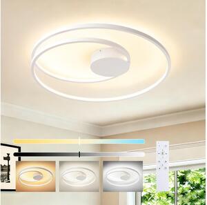 Brilagi- LED stmievateľné stropné svietidlo TWISTER LED/75W/230V pr. 70 cm biela + DO